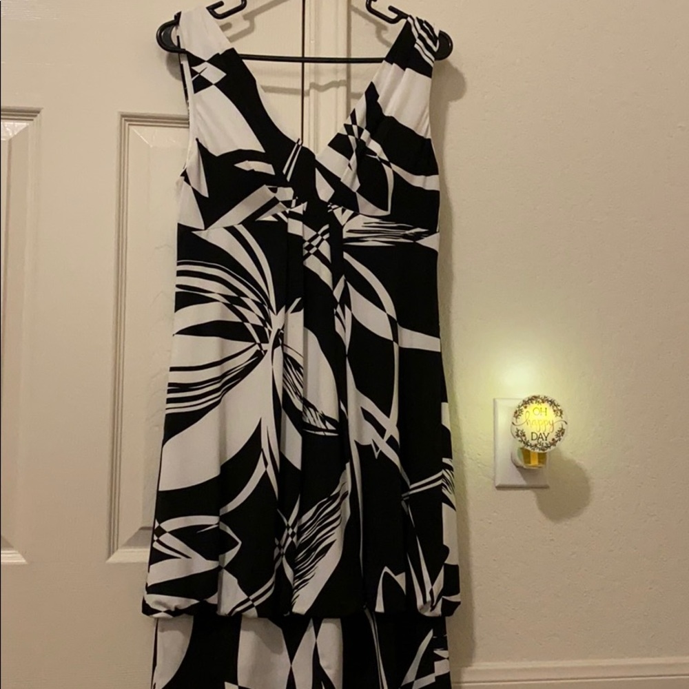 Designer Backless V neck dress!